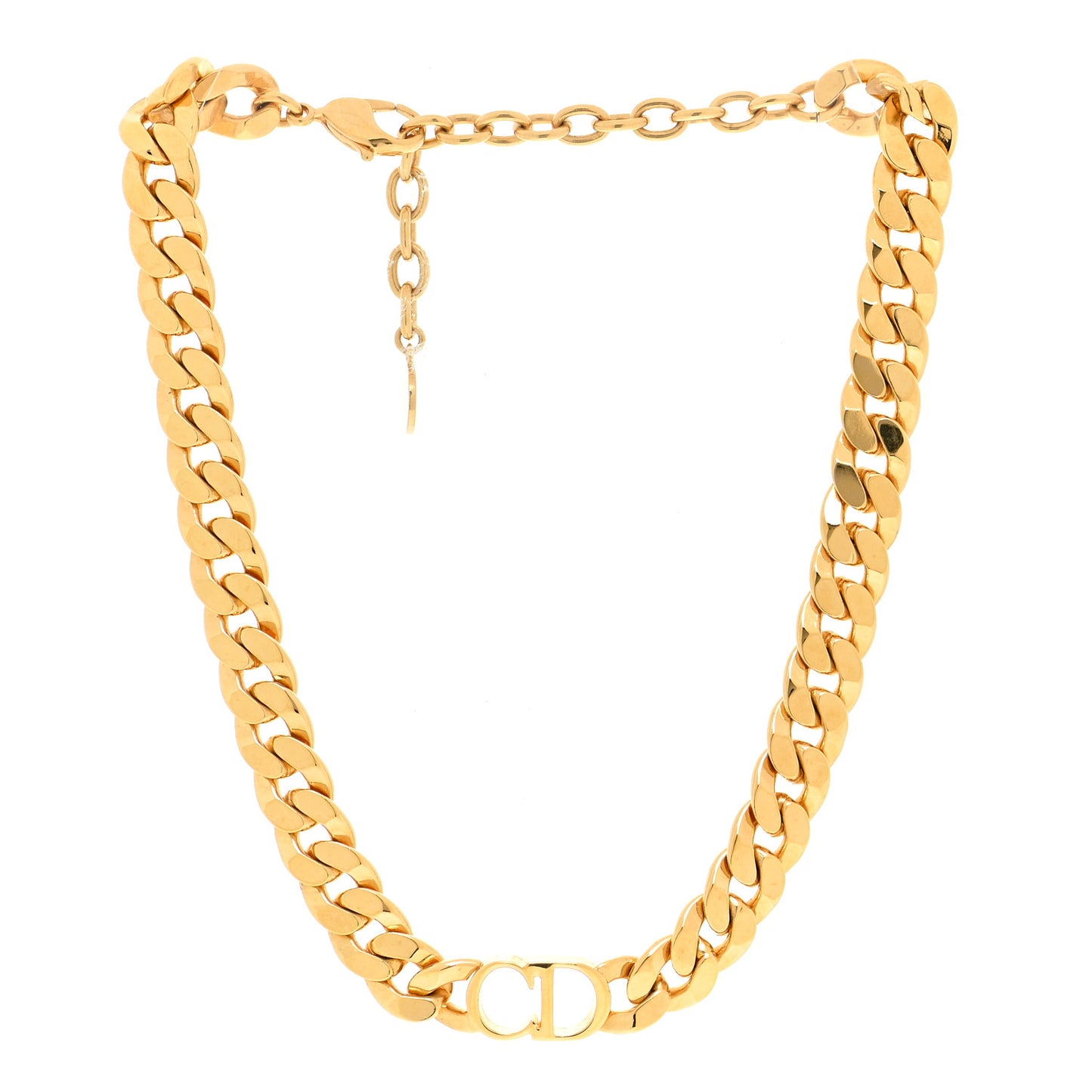 Metal Danseuse Etoile Chain Choker Necklace Gold