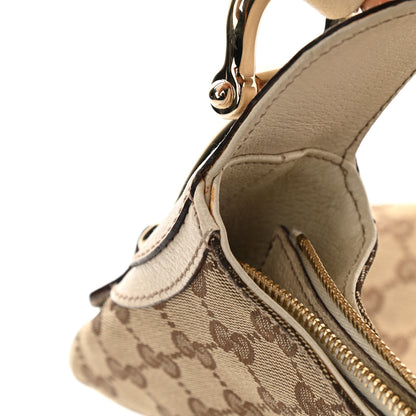 Gucci Monogram Creole Hobo Ivory 13 of 17