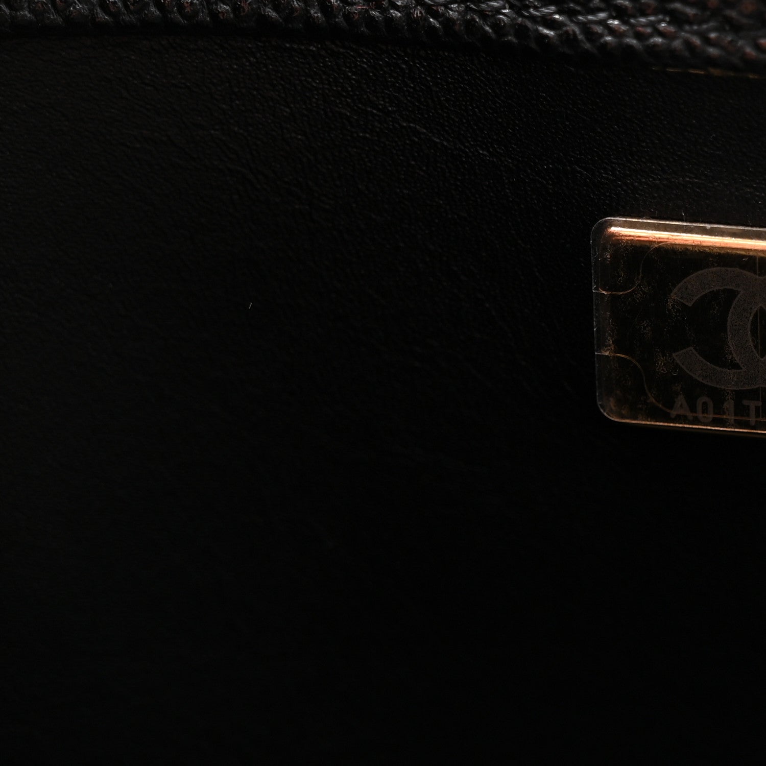 Chanel Caviar Quilted Small Shopping Tote Black 7 of 10