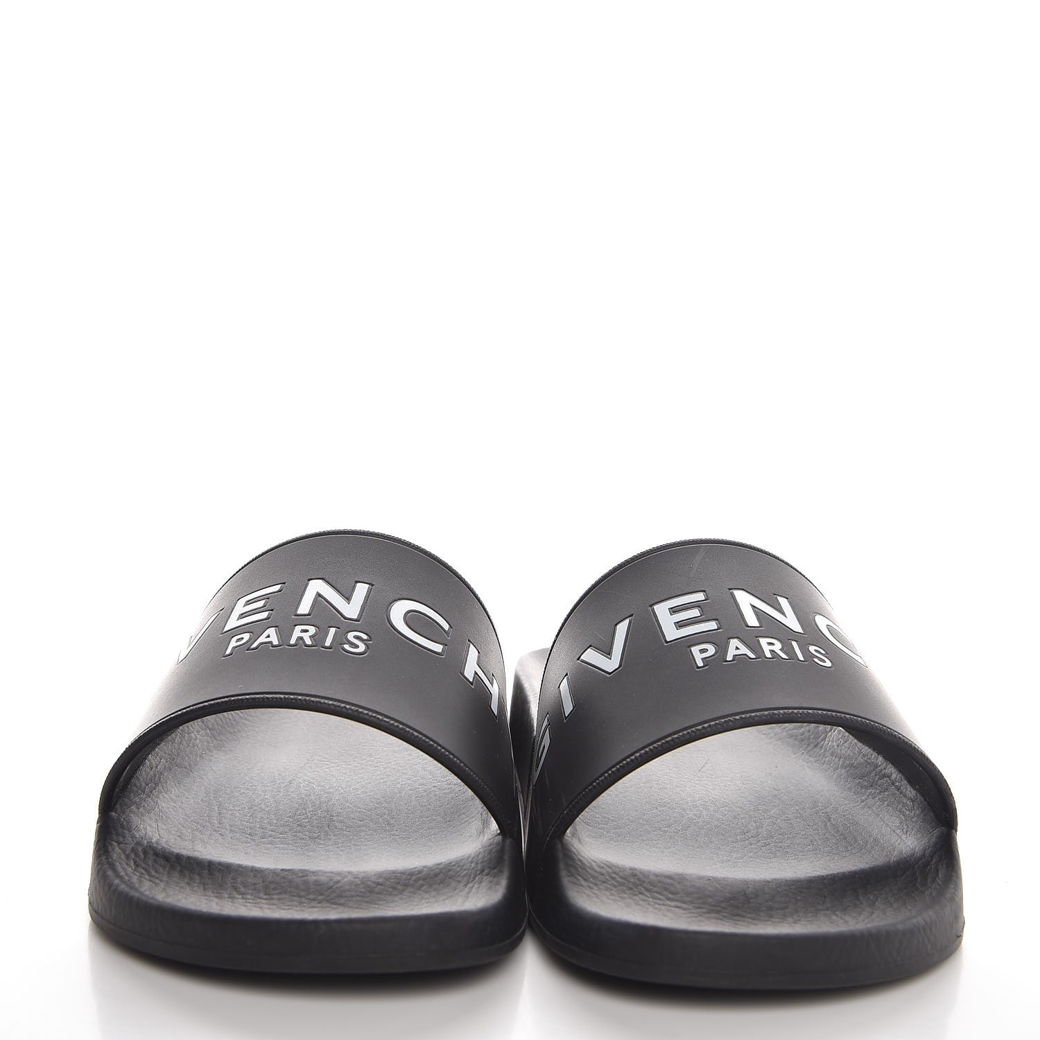 Givenchy Rubber Logo Pool Slide Sandals 35 Black 2 of 11