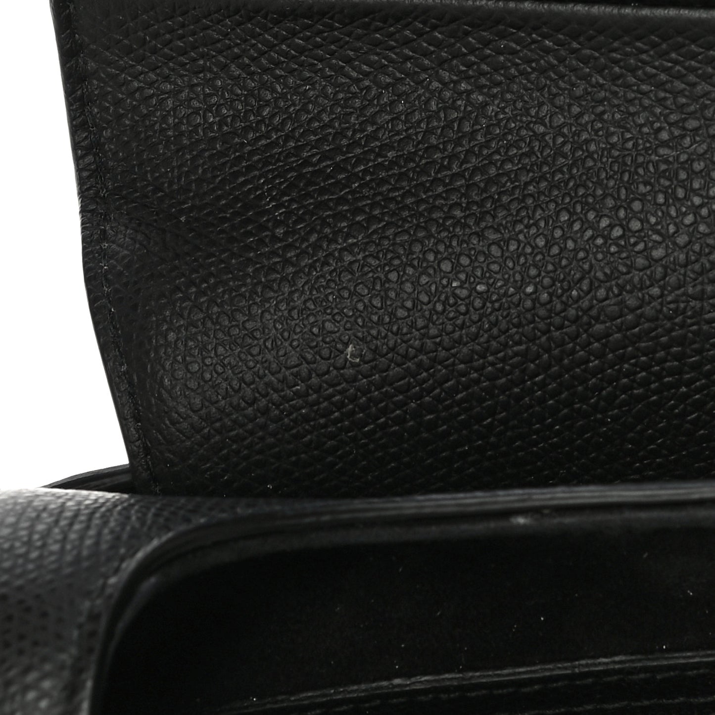 Grained Calfskin Saddle Bag Black