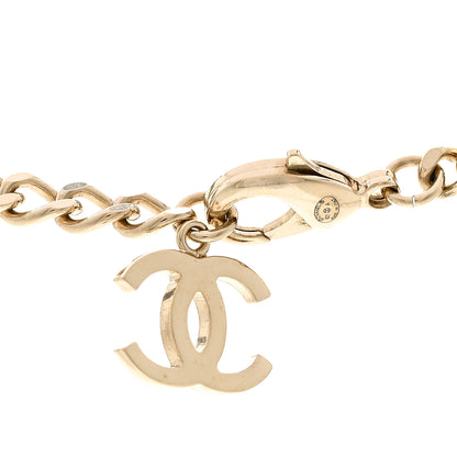 Chanel Crystal Chain CC Link Choker Gold Silver 5 of 6
