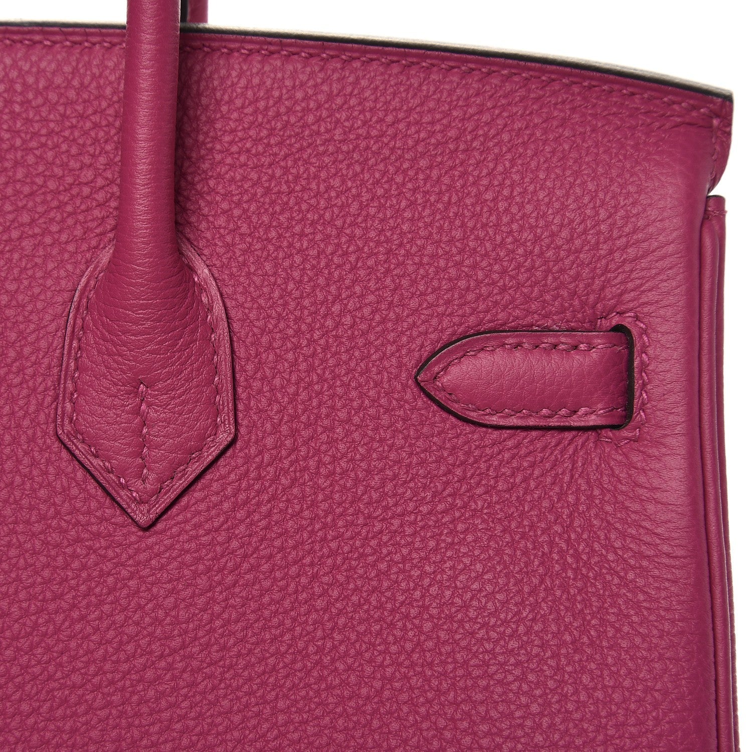 Hermes Togo Birkin 25 Rose Pourpre 34 of 36