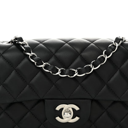 Chanel Lambskin Quilted Mini Rectangular Flap Black 9 of 11