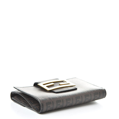 Fendi Zucchino Spalmati Compact Wallet Brown 4 of 10