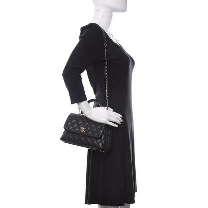 Chanel Caviar Quilted Mini Coco Handle Flap Black 2 of 10