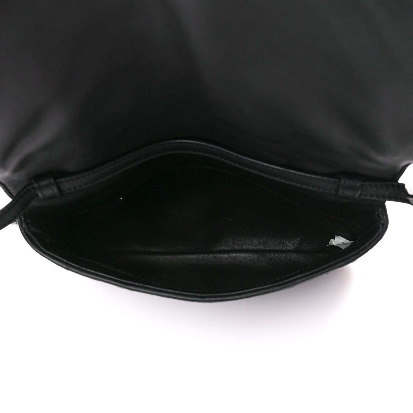 Nappa Intrecciato Crossbody Messenger Flap Black
