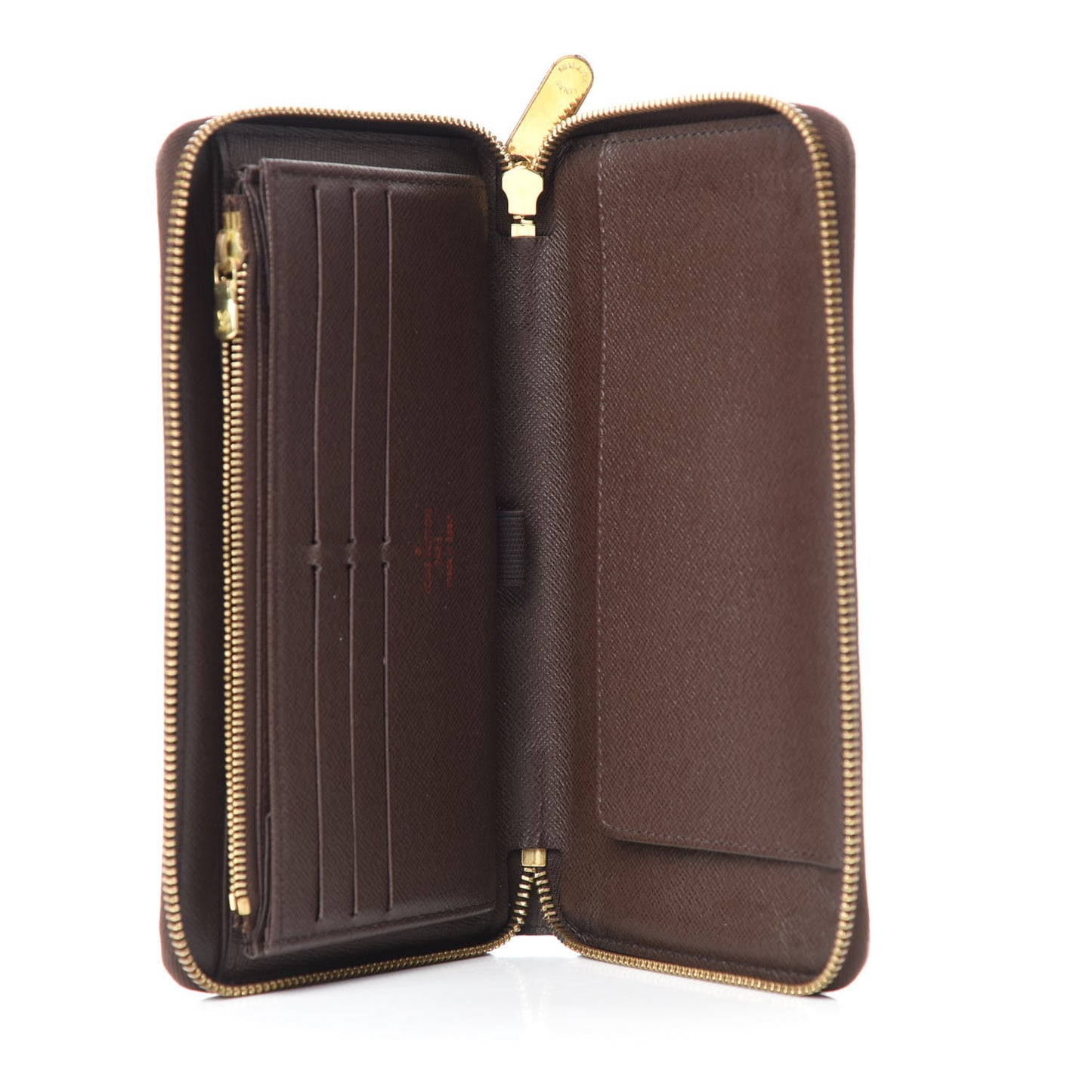 Damier Ebene Zippy Organizer Wallet