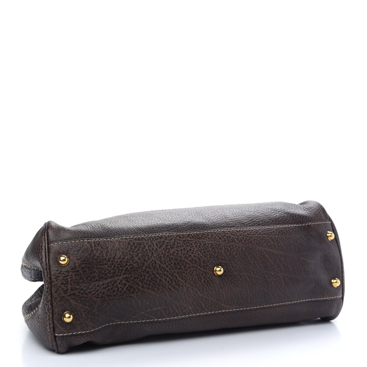 Guccissima Large New Pelham Shoulder Bag Dark Brown