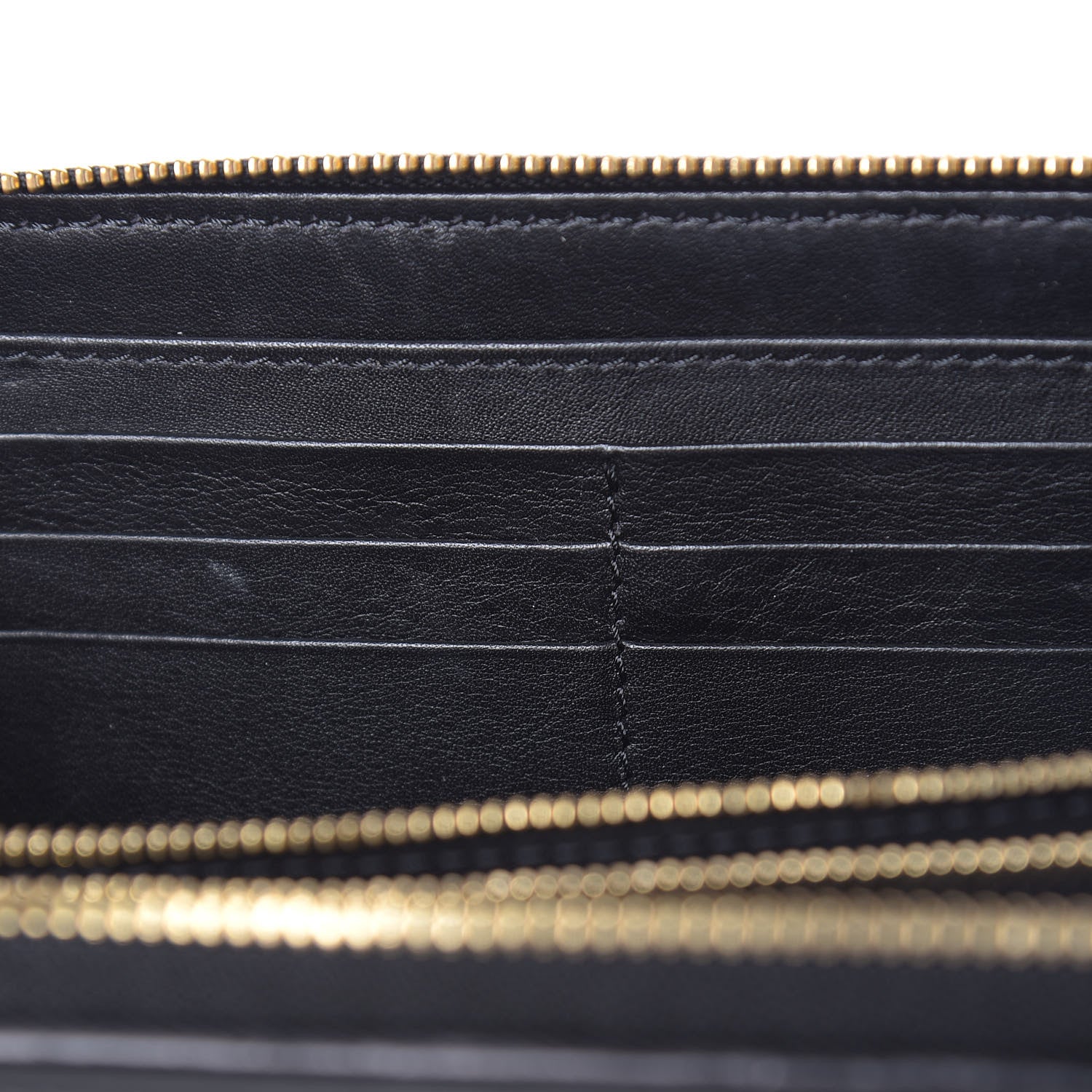 Burberry House Check Large Sartorial Ziggy Zip Around Wallet Black 12 of 13