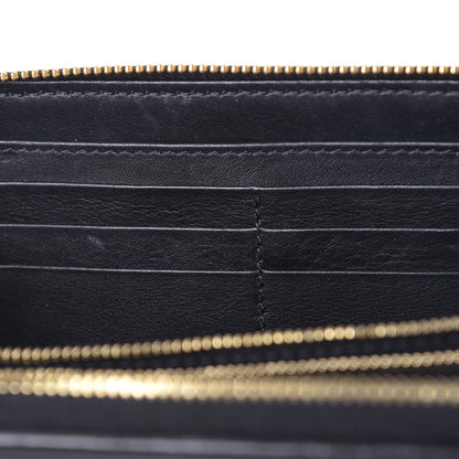 Burberry House Check Large Sartorial Ziggy Zip Around Wallet Black 12 of 13
