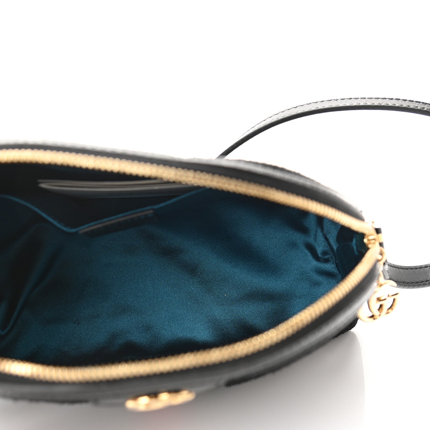Gucci Suede Patent Web GG Small Ophidia Dome Shoulder Bag Black 5 of 10