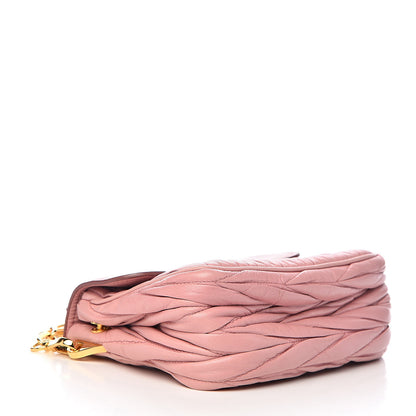 Miu Miu Nappa Matelasse Frame Bag Orchid Pink 4 of 14