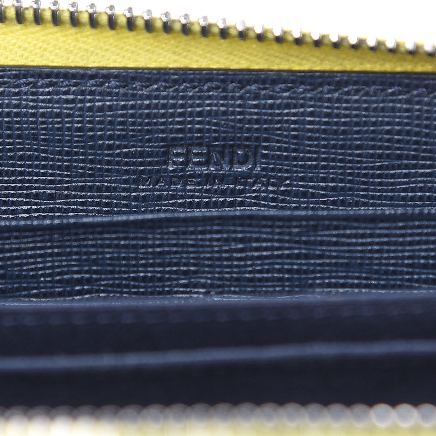 Vitello Elite Monster Eyes Inlay Bi-Color Zip Around Wallet Cedro Rosso Multicolor