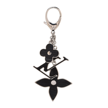 Louis Vuitton Electric Epi Fleur d'Epi Bag Charm Black 1 of 5