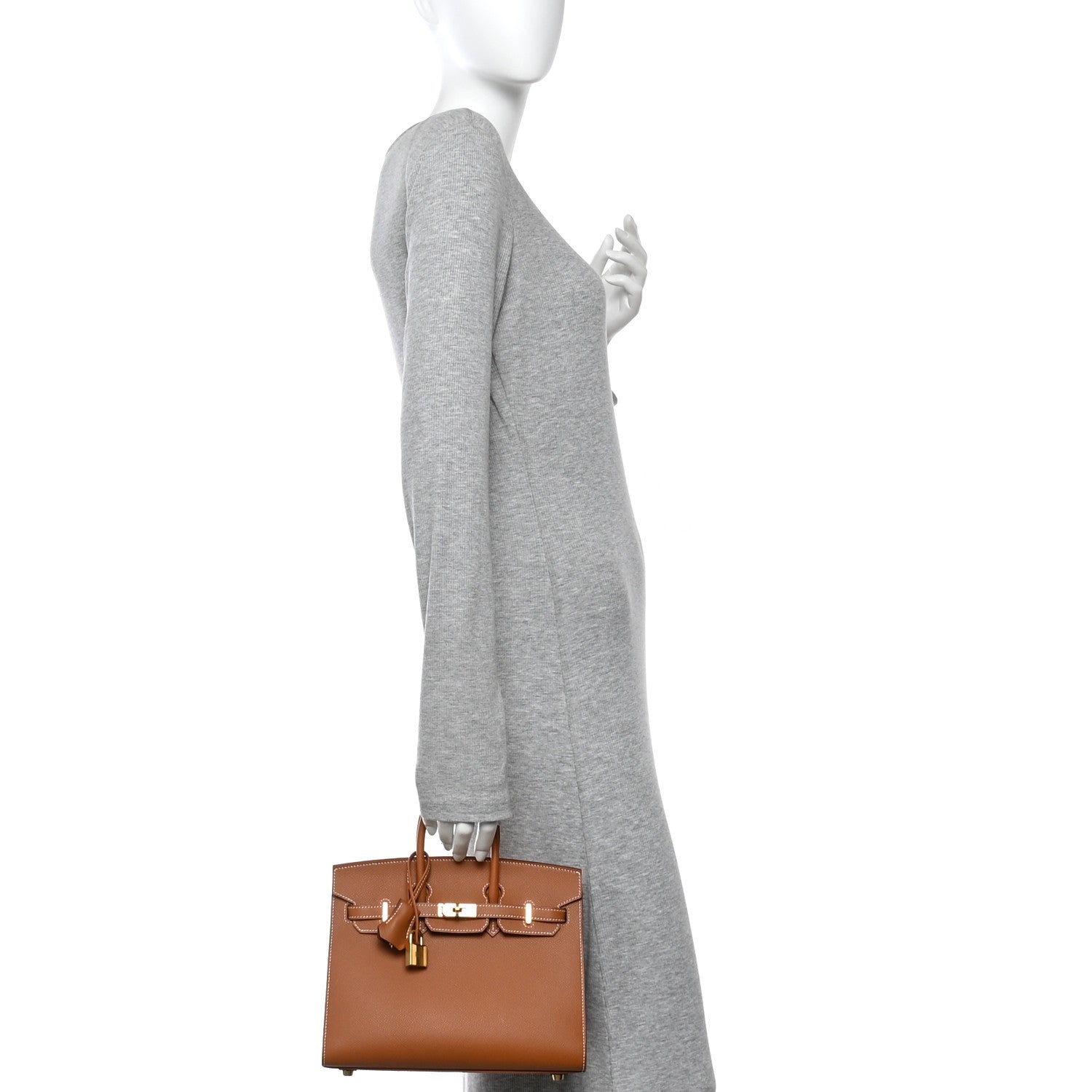 Hermes Epsom Birkin Sellier 25 Gold 2 of 11