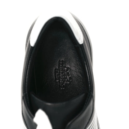 Hermes Calfskin Womens Dare Sneakers 36.5 Black White 14 of 18