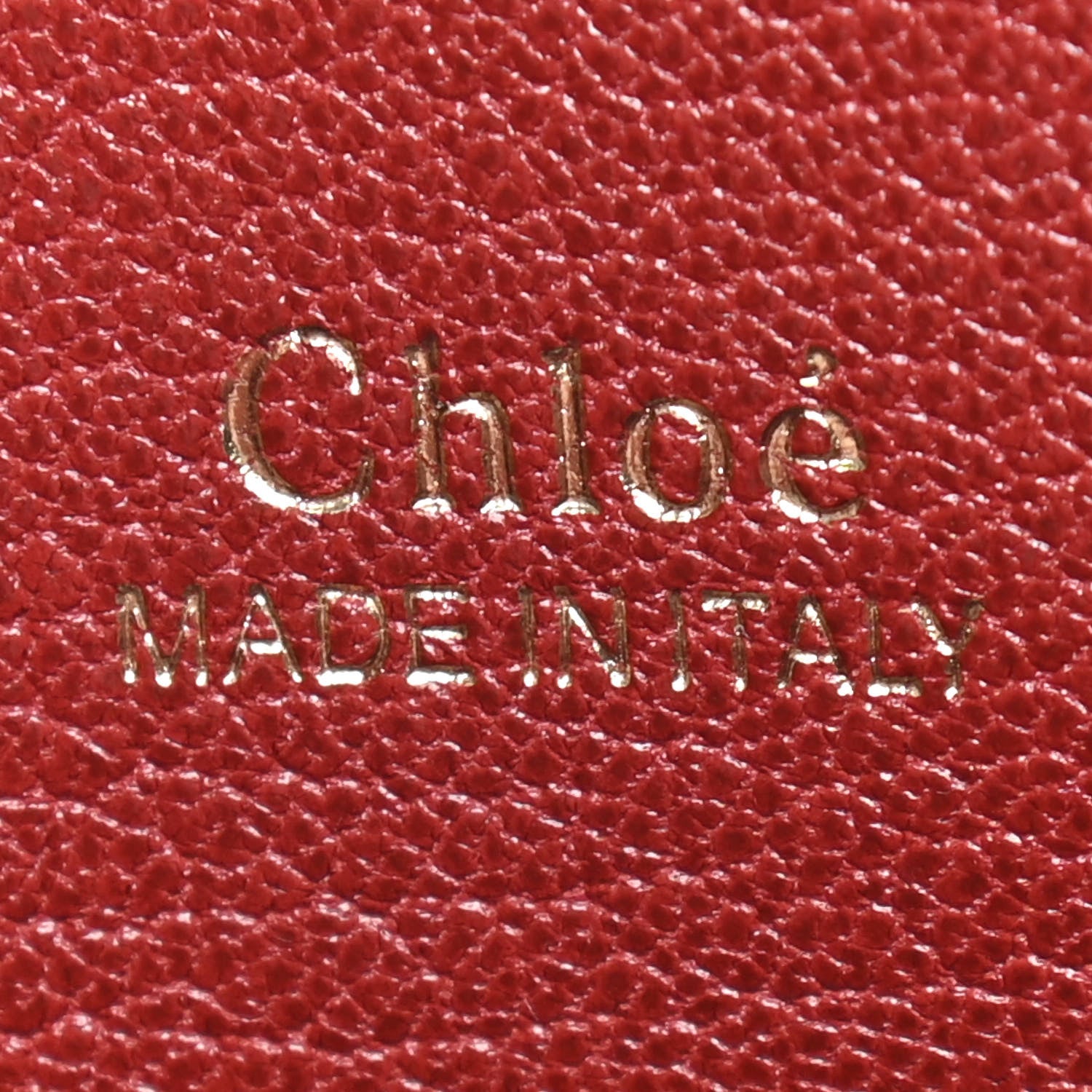 Chloe Shiny Calfskin Goatskin Mini Aby Bi-Color Bucket Fallow Pink 5 of 7