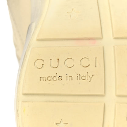 Gucci Calfskin Mouth Print Womens Rhyton Sneakers 35 Ivory 6 of 14