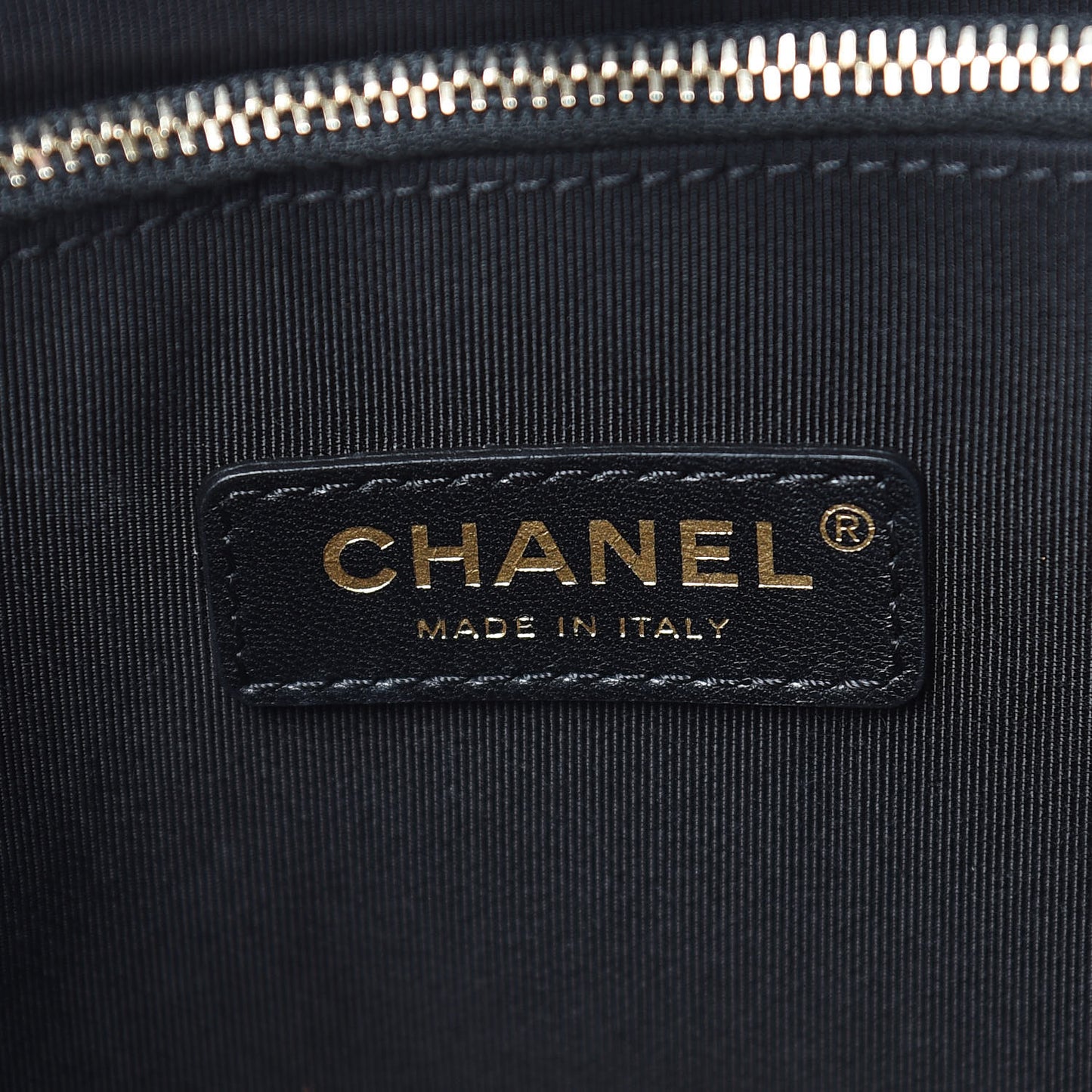 Lambskin Quilted Large 31 Shopping Bag Black