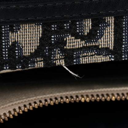 Christian Dior Oblique Saddle Chain Pouch Blue 10 of 11