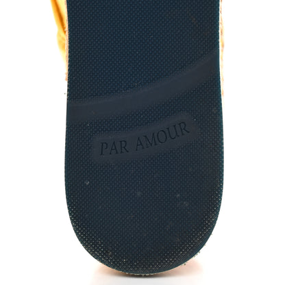 Gucci Metallic Nappa Matelasse GG Pilar Flatform Lace-Up Espadrilles 39 Oro Vecchio 6 of 14