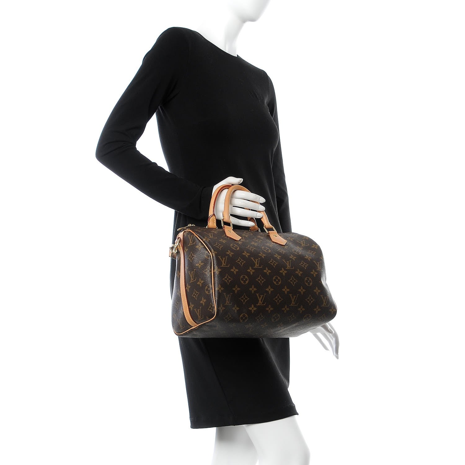 Louis Vuitton Monogram Speedy Bandouliere 30 2 of 9