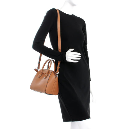 Givenchy Sugar Goatskin Mini Antigona Caramel 2 of 8