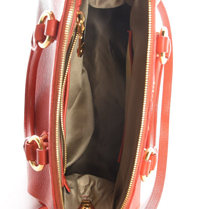 Miu Miu Goatskin Madras Bauletto Orange 6 of 9