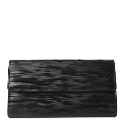 Louis Vuitton Epi Sarah Wallet Black 1 of 6