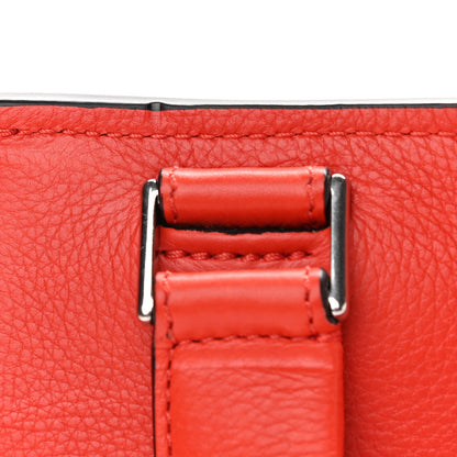 Celine Grained Calfskin Medium Edge Shoulder Bag Vermillion 12 of 12