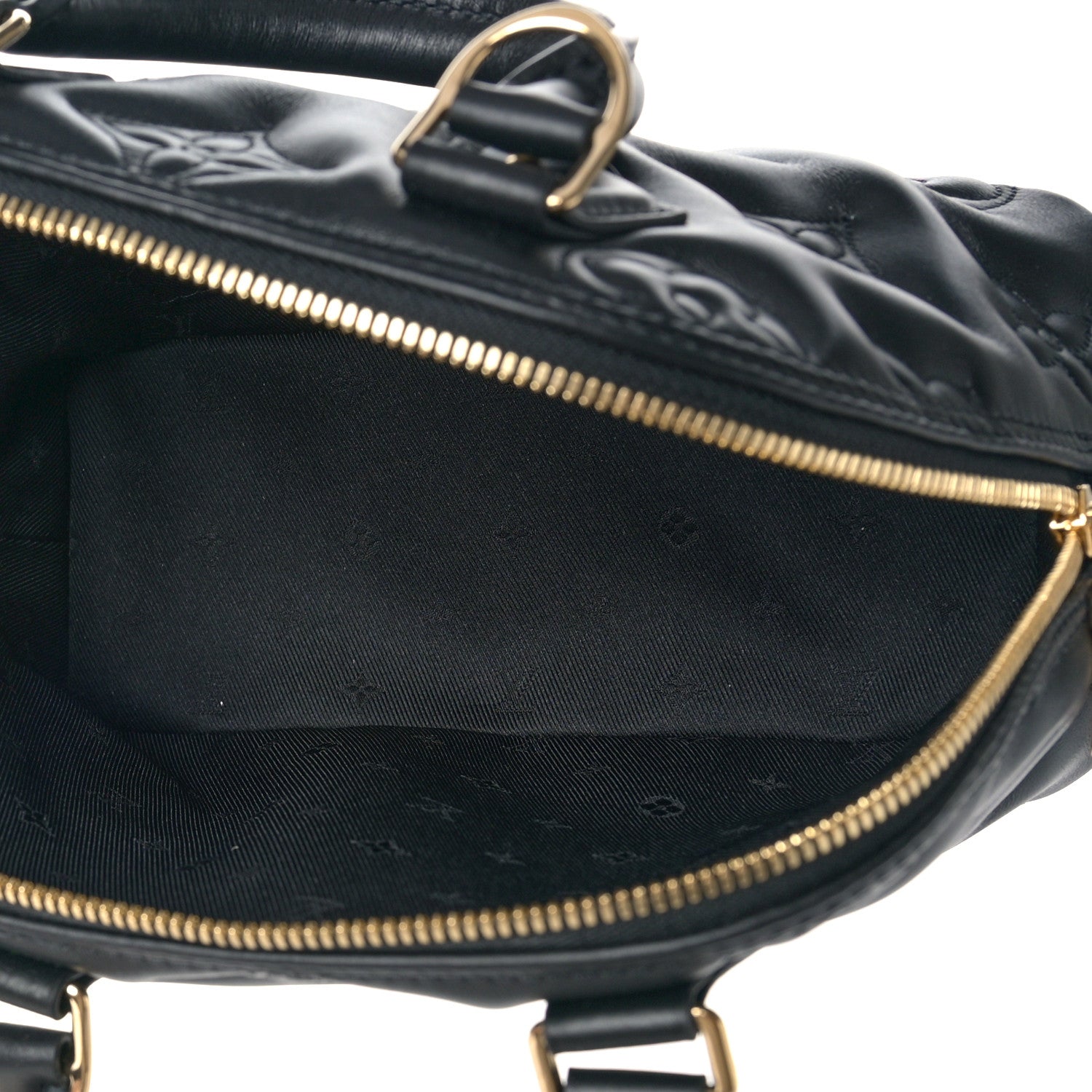Louis Vuitton Calfskin Bubblegram Alma BB Black 5 of 8