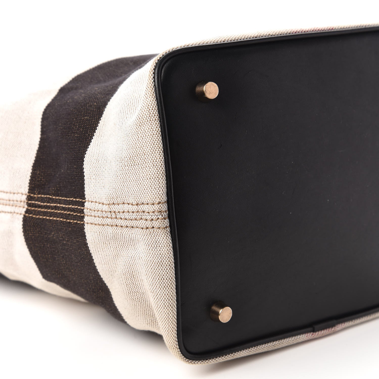 Burberry Canvas Mega Check Medium Ashby Hobo Black 6 of 10