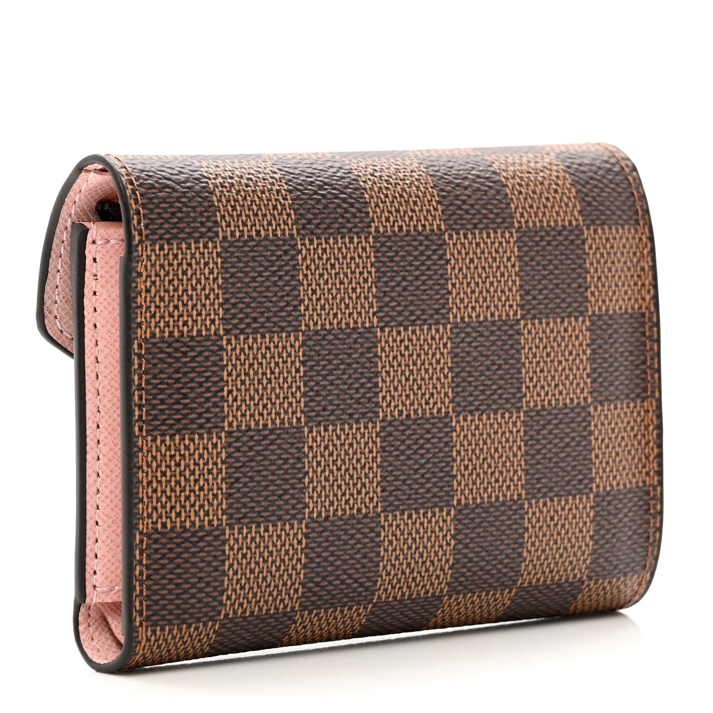 Damier Ebene Victorine Wallet Rose Ballerine