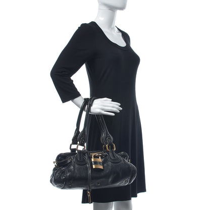 Chloe Calfskin Medium Paddington Satchel Black 2 of 18