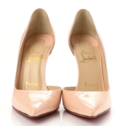 Christian Louboutin Patent Iriza 100 Pumps 35.5 Poudre 2 of 8