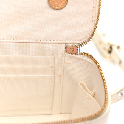 Chanel Lambskin Quilted Punk Essentials Vanity Case With Chain White 11 of 12