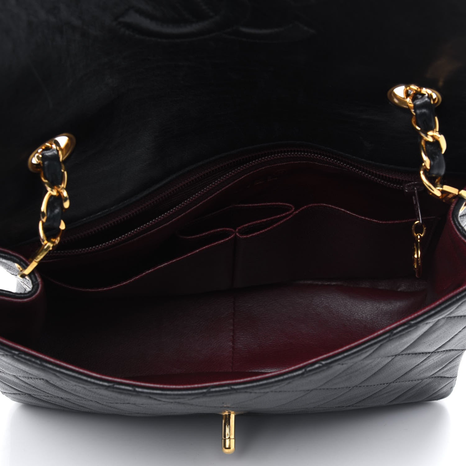 Chanel Lambskin Quilted Small Single Flap Black 3 of 4