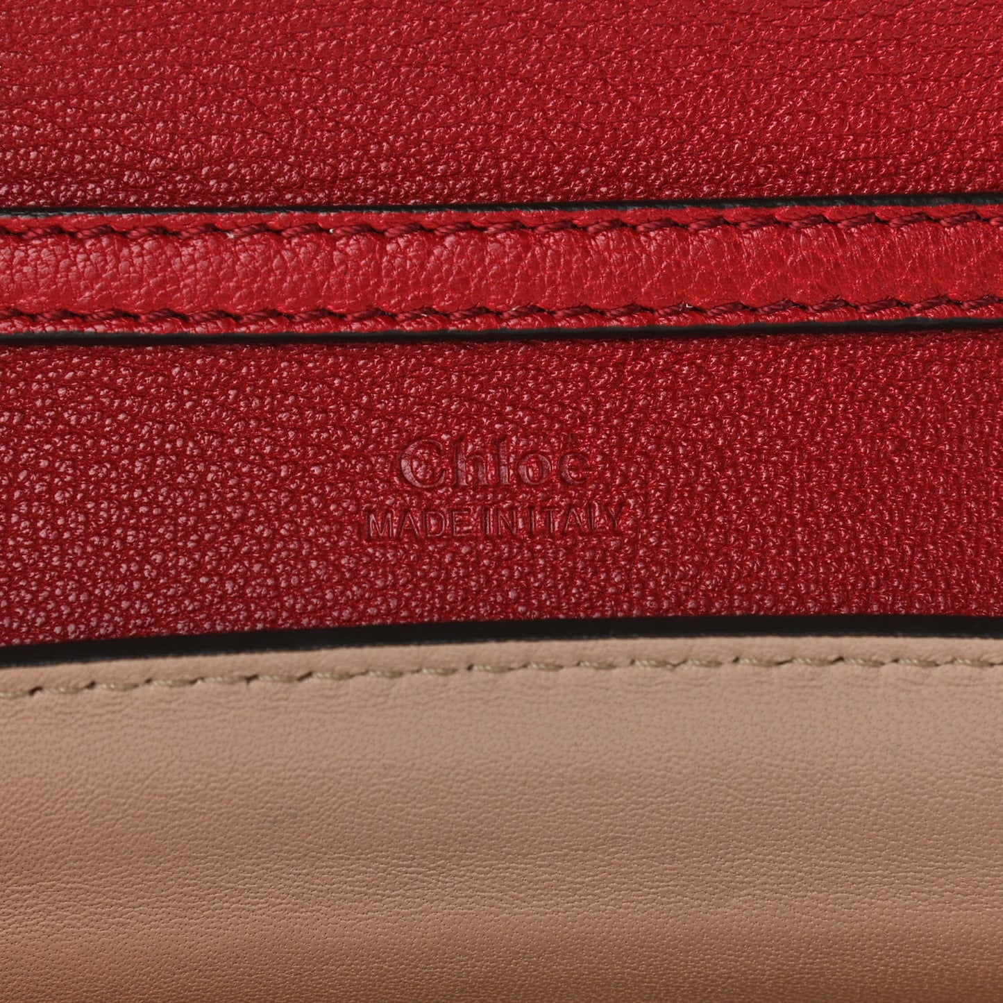 Goatskin Small Mily Shoulder Bag Sienna Red
