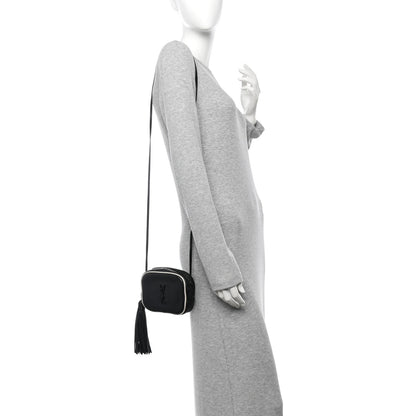 Saint Laurent Nappa Monogram Blogger Bag Black White 2 of 15