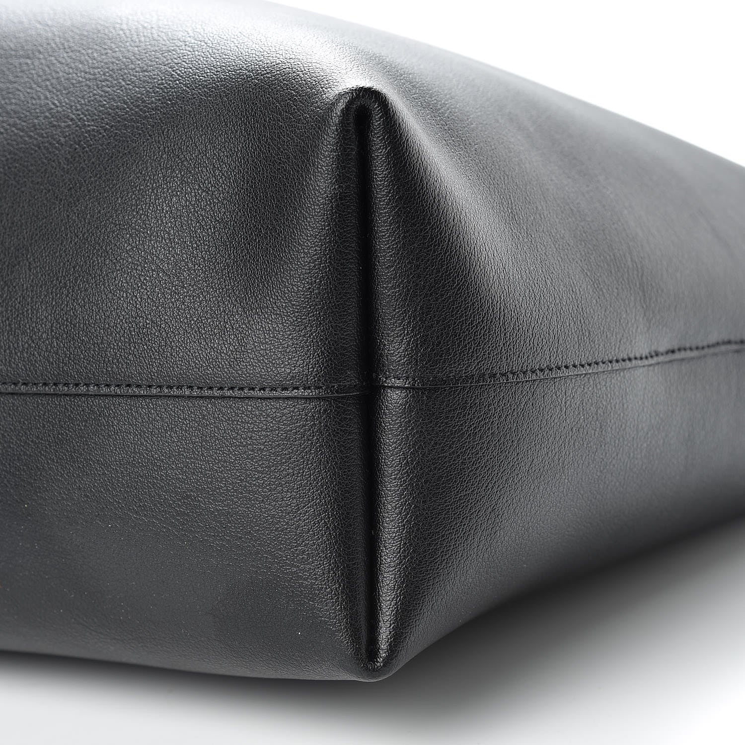 Saint Laurent Calfskin Large Shopping Tote Black 11 of 12
