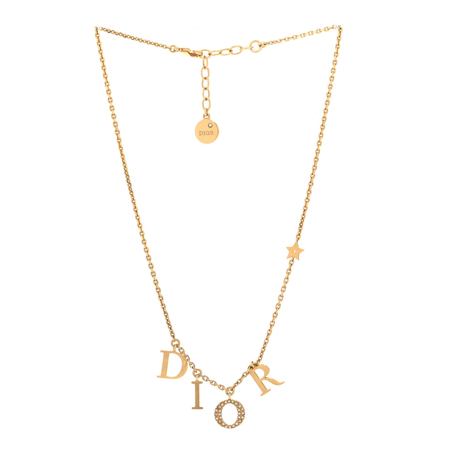 Crystal Dio(r)evolution Necklace Gold