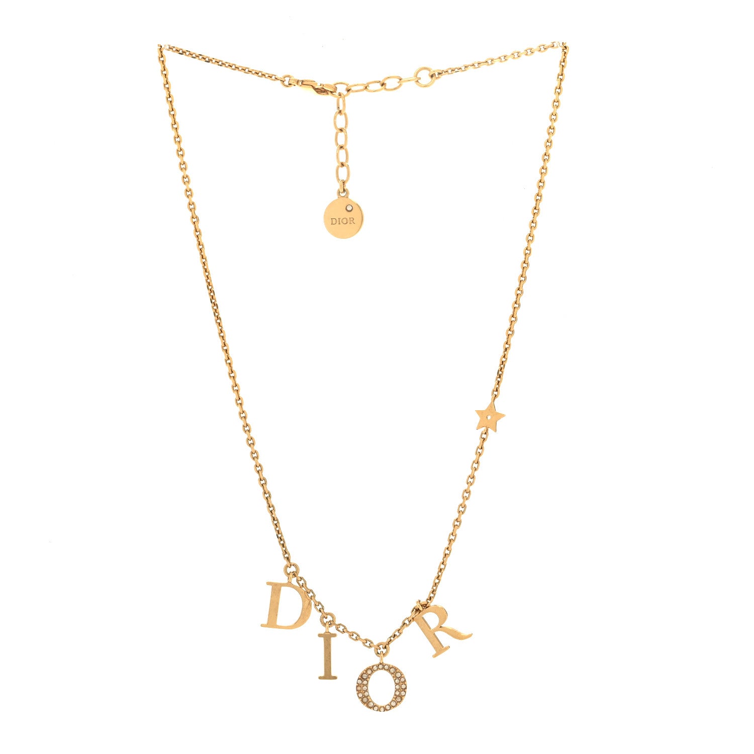 Christian Dior Crystal Dio(r)evolution Necklace Gold 3 of 6