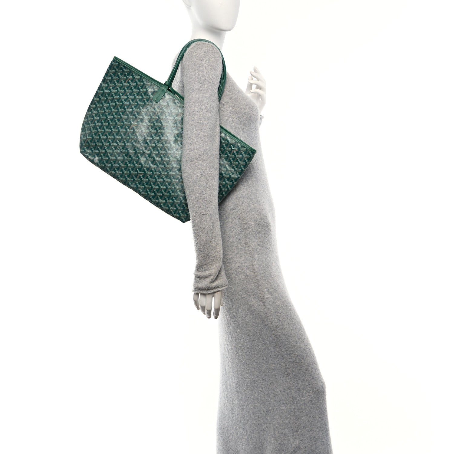 Goyard Goyardine Saint Louis PM Green 2 of 11