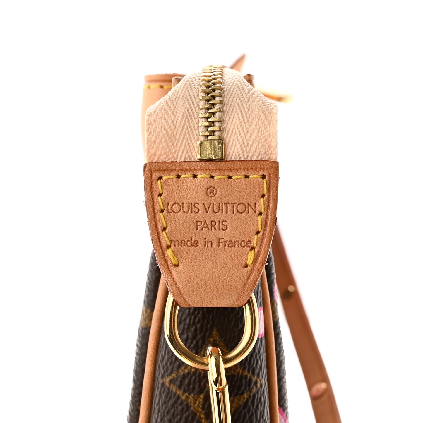 Monogram Cherry Blossom Pochette Accessories Brown