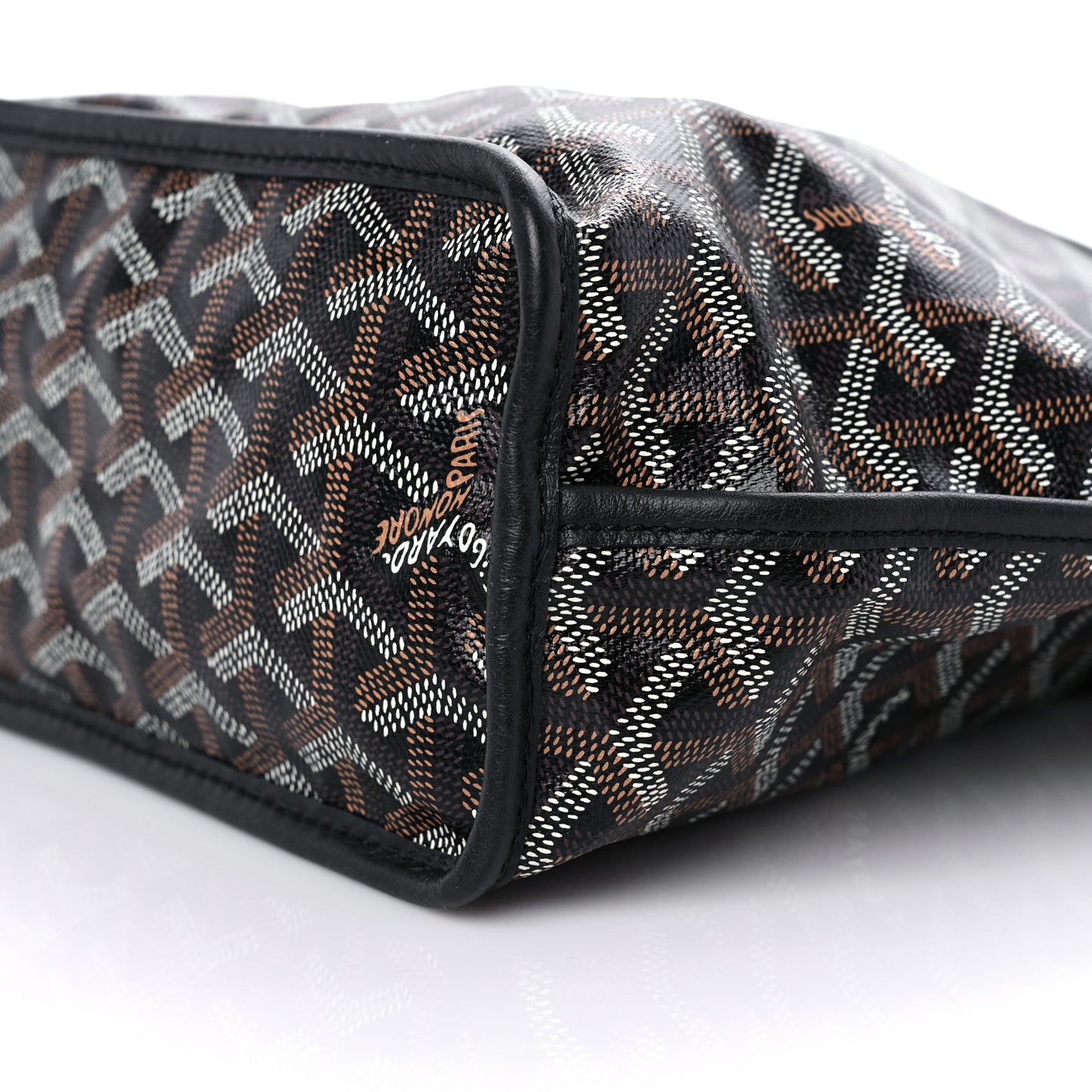 Goyardine Reversible Mini Anjou Black