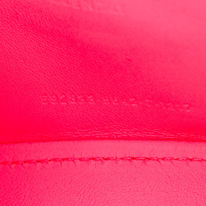 Balenciaga Shiny Box Calfskin Hourglass Top Handle Bag XS Hot Pink 8 of 13