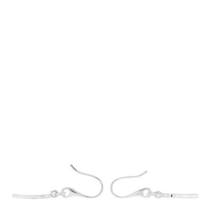 Gucci Sterling Silver Trademark Heart Drop Earrings 4 of 4