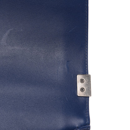 Chanel Lambskin Quilted New Medium Boy Flap Dark Blue 7 of 13