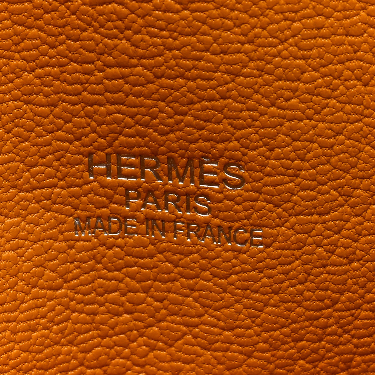 Hermes Taurillon Clemence Eclat Jypsiere 34 Orange Moutarde 7 of 10
